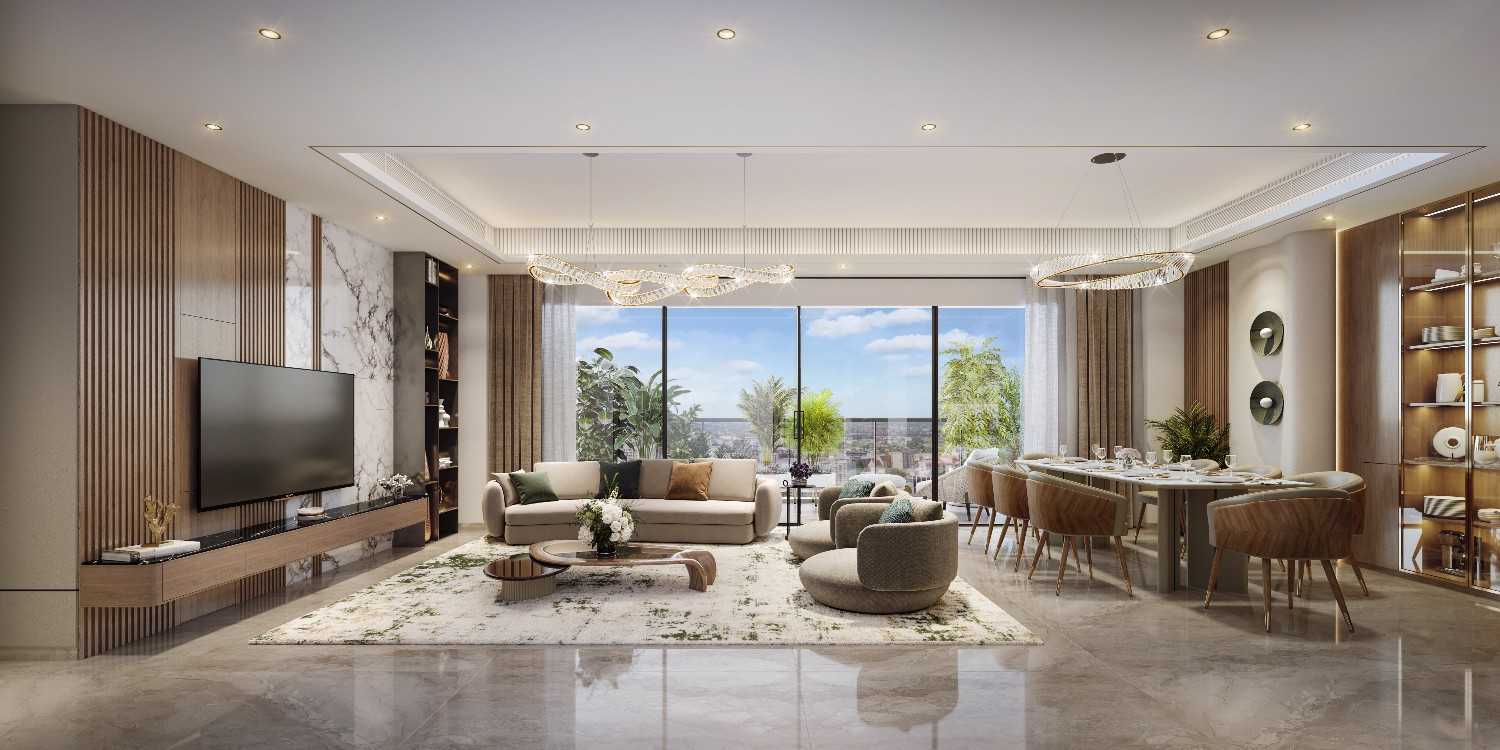 Modern Kitchen Design at The Dualis Gurgao